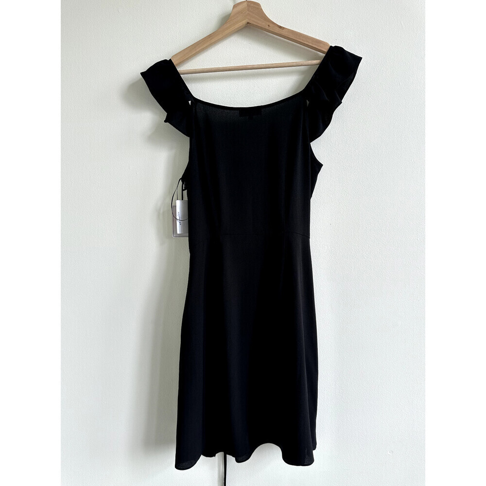 1. STATE Women's dress Ruffled Seeveless V Neck Party Wrap size S $160 NWT